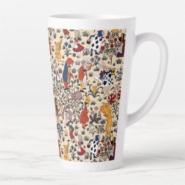 Tasse Latte Alice au pays des merveilles (Droite)