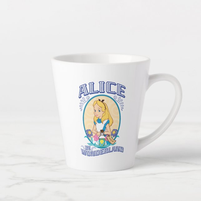 Tasse Latte Alice au pays des merveilles - Cadre (Droite)