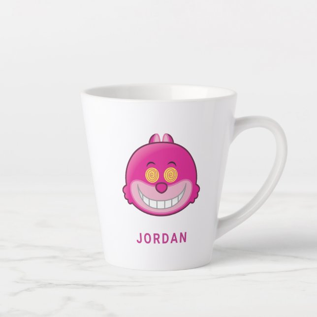 Tasse Latte Alice au pays des merveilles| Cheshire Cat Emoji (Droite)