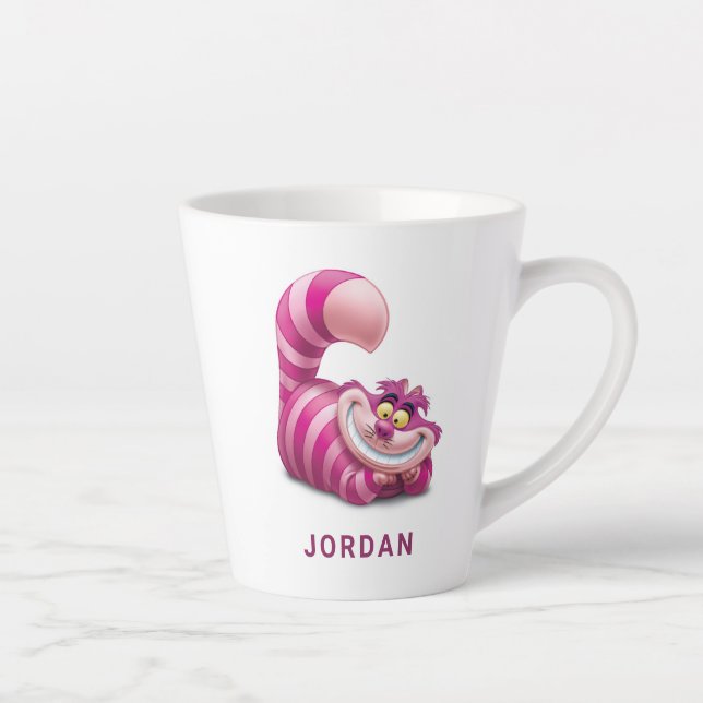 Tasse Latte Alice au pays des merveilles| Cheshire Chat Sourir (Droite)