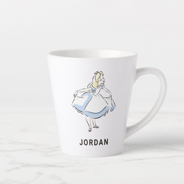 Tasse Latte Alice au pays des merveilles| This Way to Wonderla (Droite)