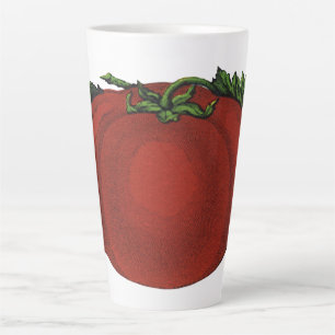 Tasse Latte Aliments de style rétro, Tomate mûre, Légumes et F