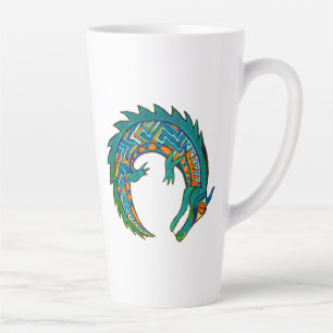 Tasse Latte Alligator tribal
