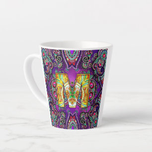 Tasse Latte Alphabet M