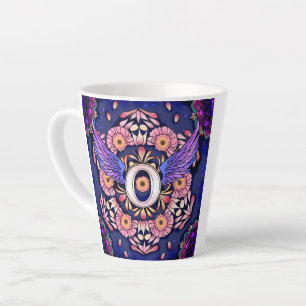 Tasse Latte Alphabet O