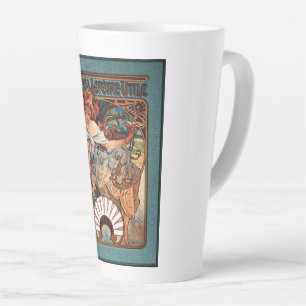 Tasse Latte Alphonse Mucha Biscuits Lefevre Utile Speckled De