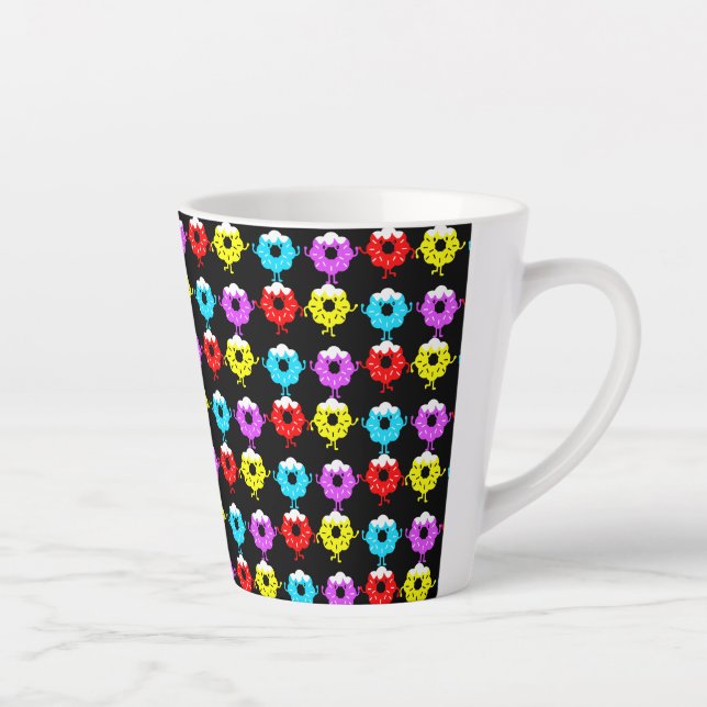Tasse Latte Amateurs de beignets (Droite)