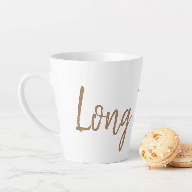 Tasse Latte Amateurs de café noir long espresso (En situation)