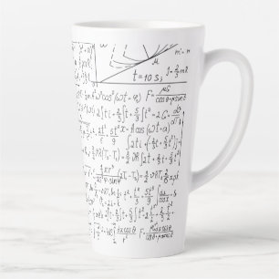 Tasse Latte Amateurs mathématiques, Formule mathématiques, Gee