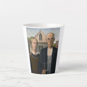 Tasse Latte American Gothic : Vie rurale pauvre paysan