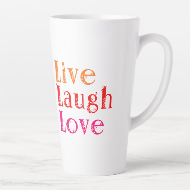 Tasse Latte Amour riant en direct (Droite)