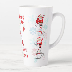 Tasse Latte Amusant Humour de Noël