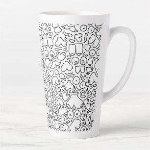 Tasse Latte Amusant motif mammaire adulte