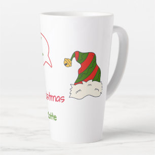 Tasse Latte Amusante photo de petit-enfant à Noël Casquette de