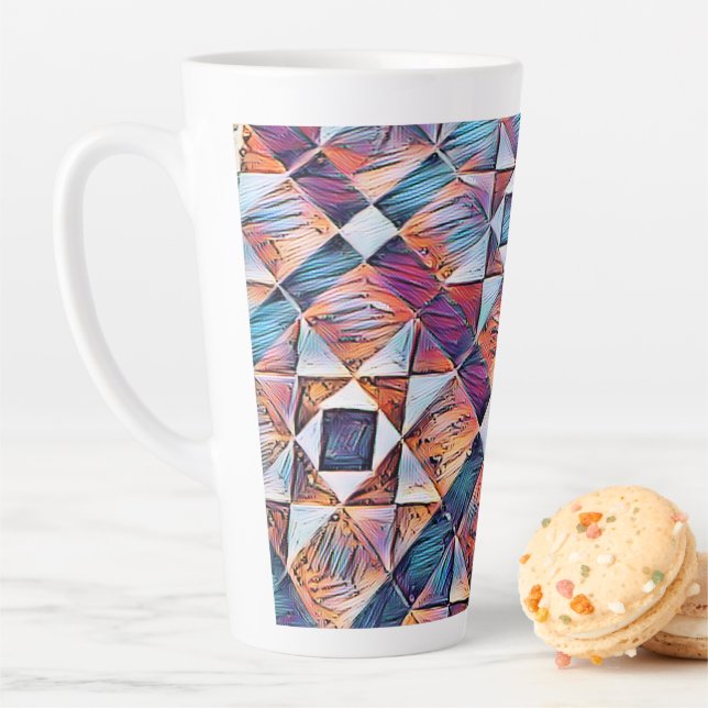 TASSE LATTE ANCIENNE ANGLETERRE CARRELAGE SOL (En situation)
