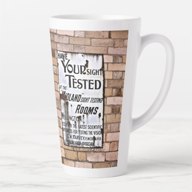 TASSE LATTE ANCIENNE ANGLETERRE SIGNE VINTAGE (Droite)