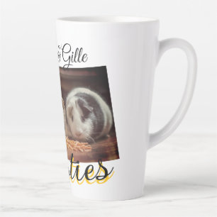 Tasse Latte Animaux de compagnie amis besties ajouter nom anim