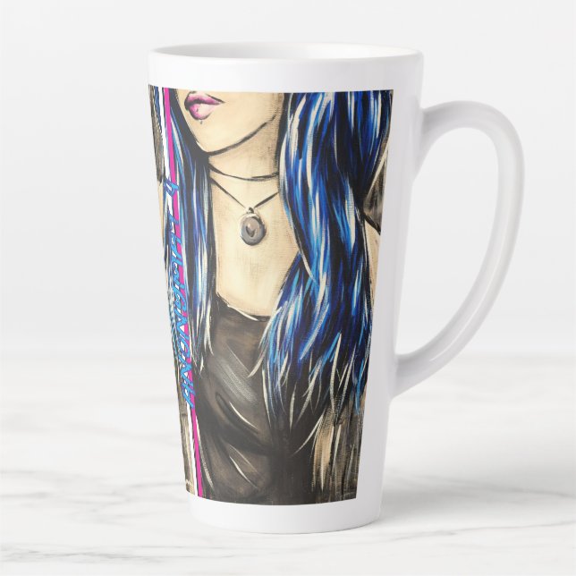 Tasse Latte Anonymat 4 (Droite)