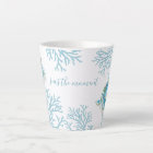 Aquarelle bleue Tortue de mer