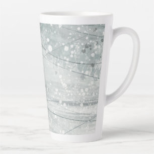 Tasse Latte Aquarelle grise