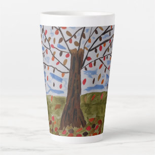 Tasse Latte Arbre d'automne