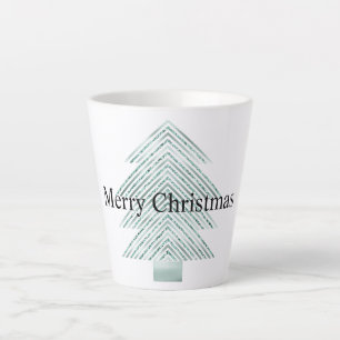Tasse Latte Arbre de Noël Arbre de Monnaie d'Argent d'Argent P