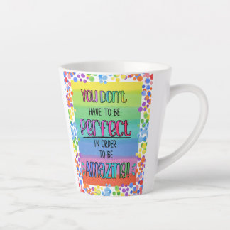 Tasse Latte Arc-en-ciel Inspirationnel parfaitement Extraordin