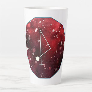 Tasse Latte Archangel Jophiel Sigil Art numérique