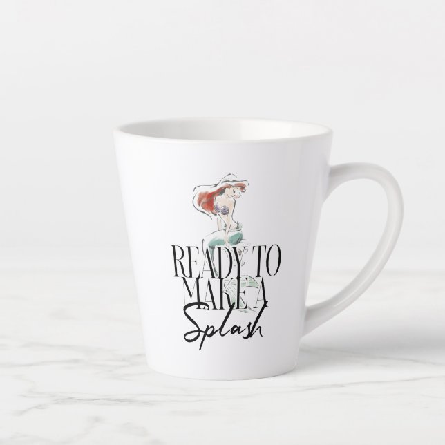 Tasse Latte Ariel | Prêt À Faire Un Splash (Droite)
