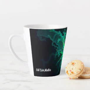 Tasse Latte Art de la cellule biologique personnalisé pour les