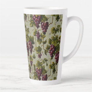 Tasse Latte Art de vigne rustique de campagne français de vign
