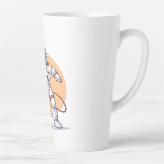 Tasse Latte Astronauta con café