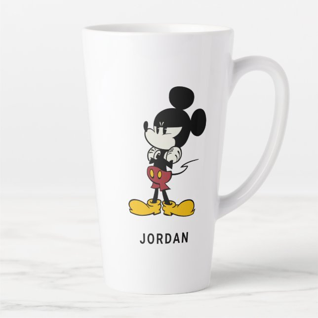 Tasse Latte Aucun service | Mickey désactivée (Droite)