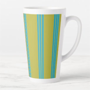 Tasse Latte Aura Olive Bleu