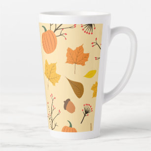 Tasse Latte Automne
