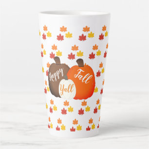Tasse Latte Automne/automne/citrouille