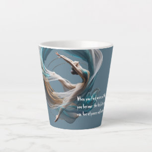 Tasse Latte Avion Air Yoga Instructeur Pilates Fitness