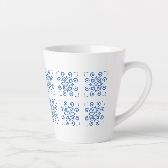 Tasse Latte Azulejo simple  (Droite)