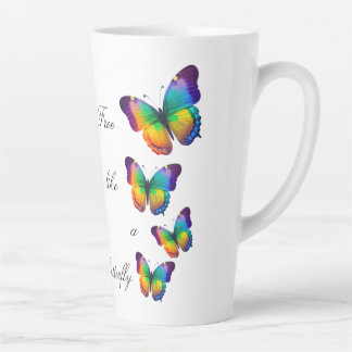 Tasse Latte Babouins, papillon