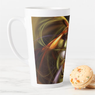 Tasse Latte Balloons and Ribbons  Abstract