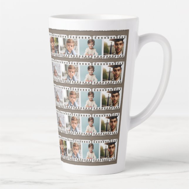 Tasse Latte Bande négative du film de famille de 16 photos, Pa (Droite)