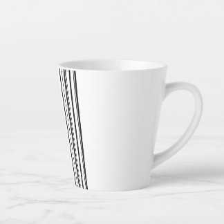 Tasse Latte Bandes noires