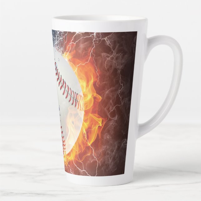 Tasse Latte Baseball (Droite)