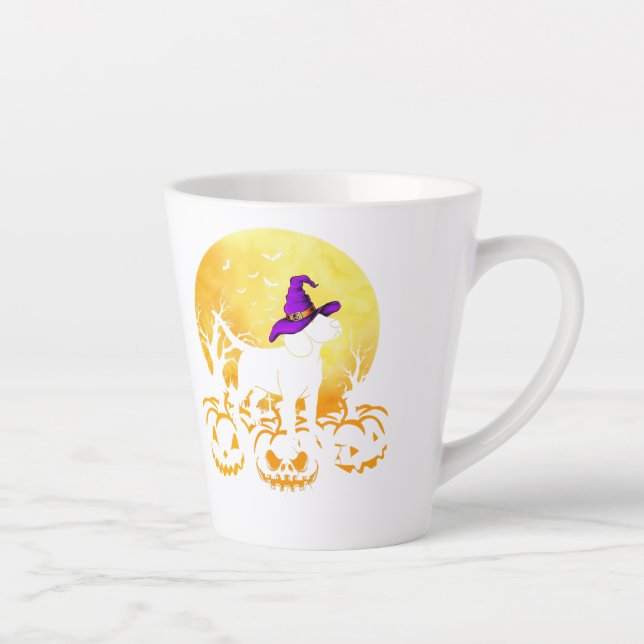 Tasse Latte Beagle Chien Halloween Costume Amoureux des chiens (Droite)