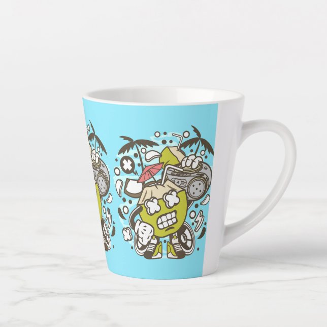 Tasse Latte Beats de coco (Droite)