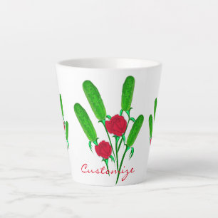 Tasse Latte Beau bouquet de chiche avec Thunder_Cove Rose