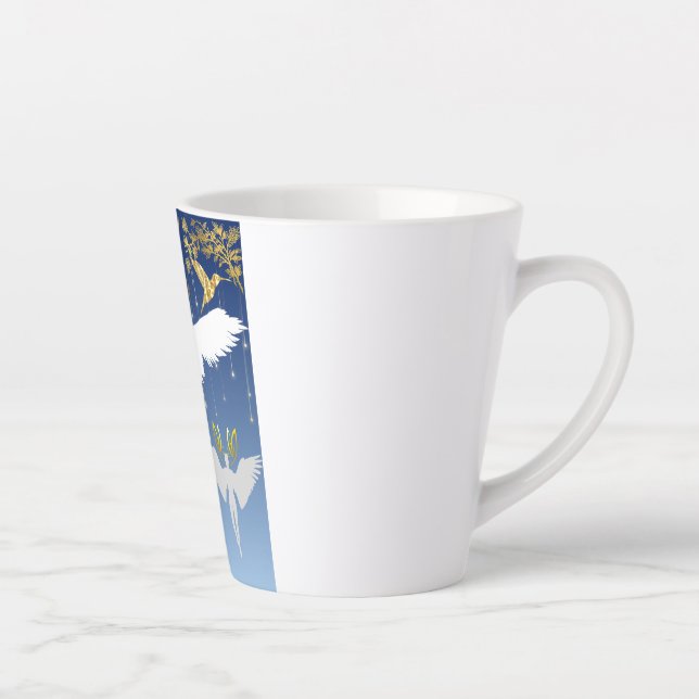 Tasse Latte Beau et gracieux anges (Droite)