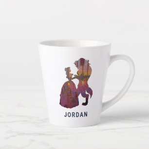Tasse Latte Beauté et bête  Silouette Dancing