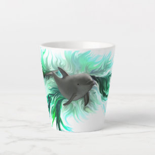 Tasse Latte Bébé dauphin