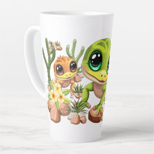 Tasse Latte Bébé Geckos jote personnages de dessin